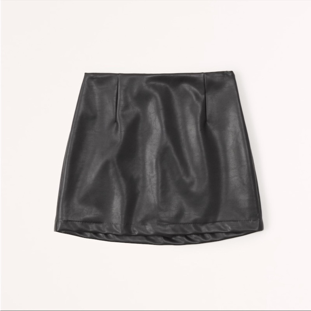A&F Leather Mini Skirt